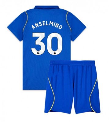Chelsea Aaron Anselmino #30 Hemmaställ Barn 2026-27 Kortärmad (+ Korta byxor)